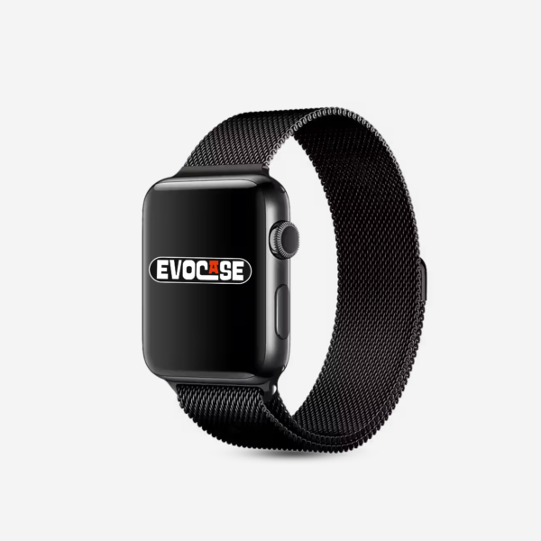 Evocase Onyx milanese apple watch straps