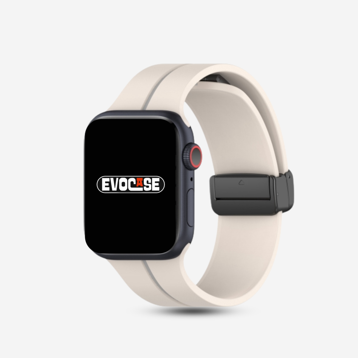 Evocase silicone apple watch straps starlight