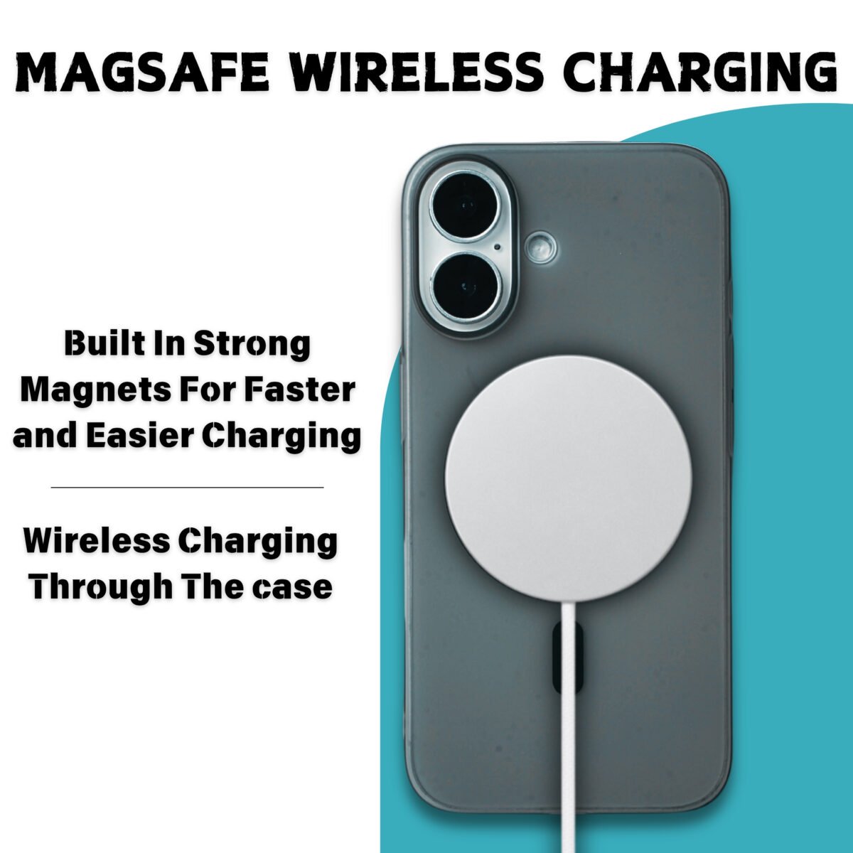 wireless charging compatible iphone 16 case