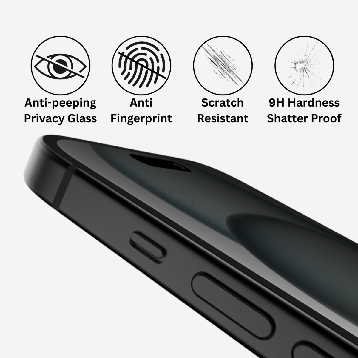iPhone 14 privacy screen protector