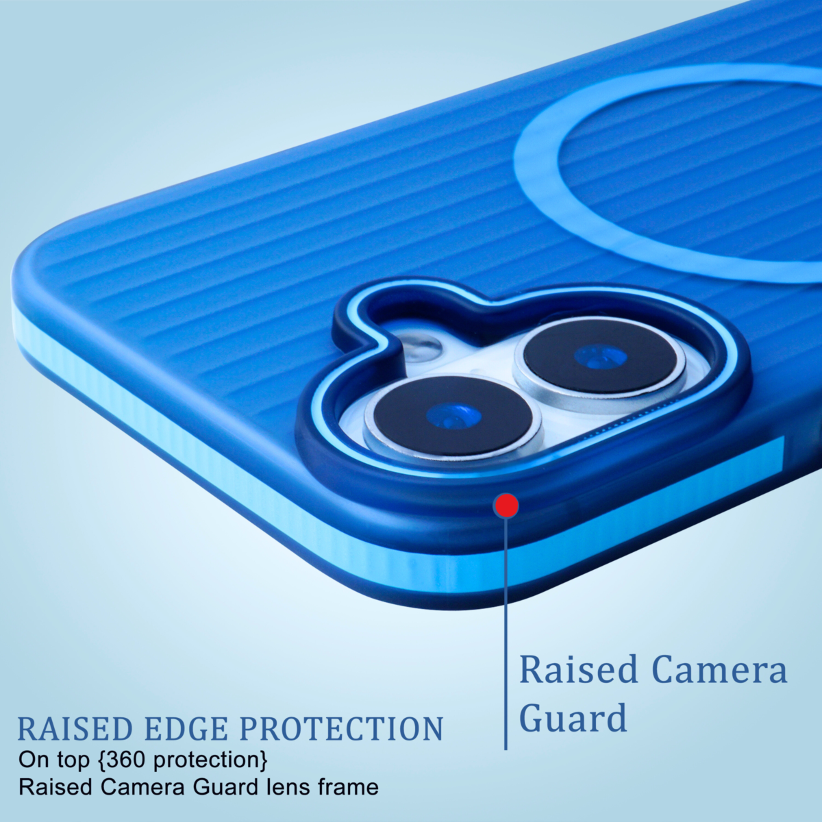 Durable Shockproof EVOCASE SlimFit iPhone 16 Case with Wireless Charging