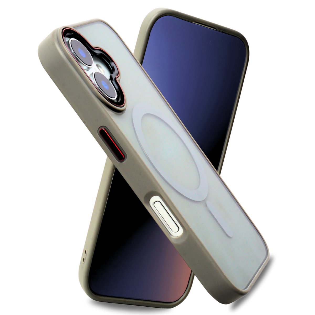 Sleek smoky iPhone 16 case