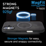 Luxury Leather iPhone 16 Case with MagSafe and Wireless Charging Compatibility