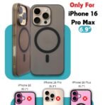 Hybrid PC+TPU Case for iPhone 16 pro max