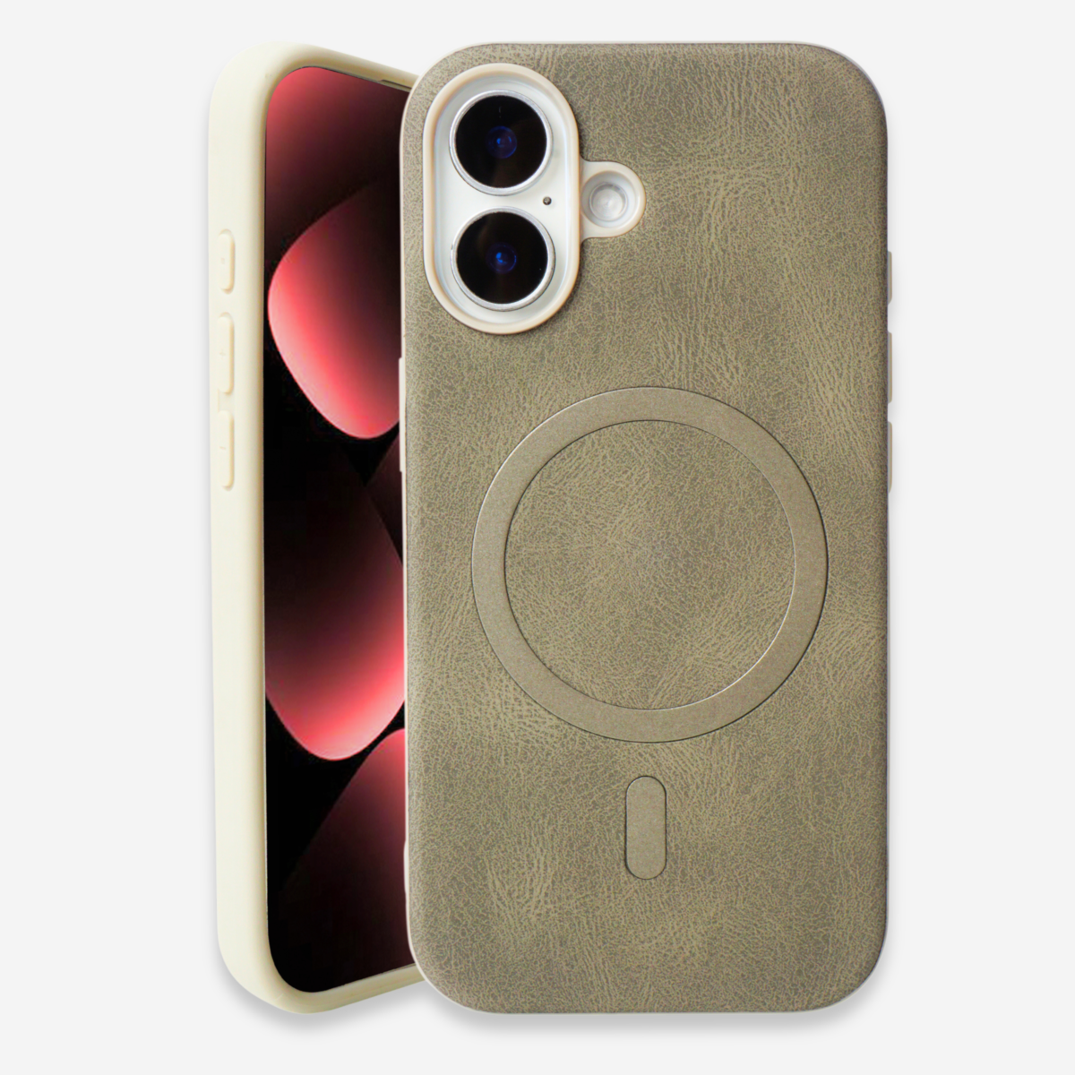 EVOCASE Leather MagSafe case for iPhone 16 - Premium Protection