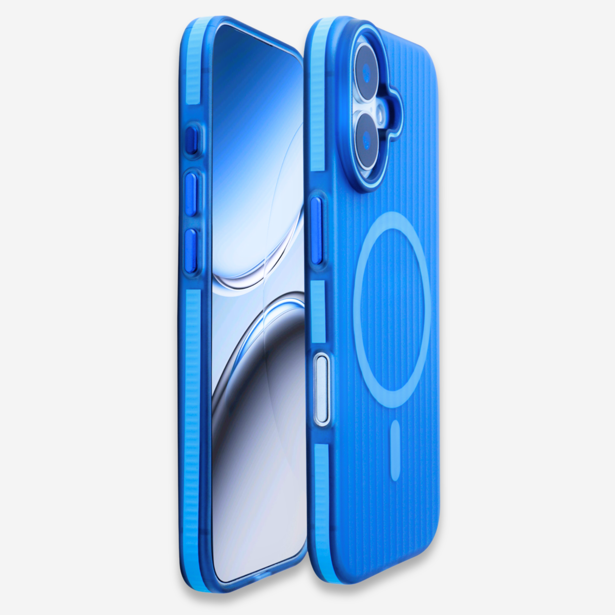 EVOCASE SlimFit Wave MagSafe iPhone 16 Case with Shockproof Protection