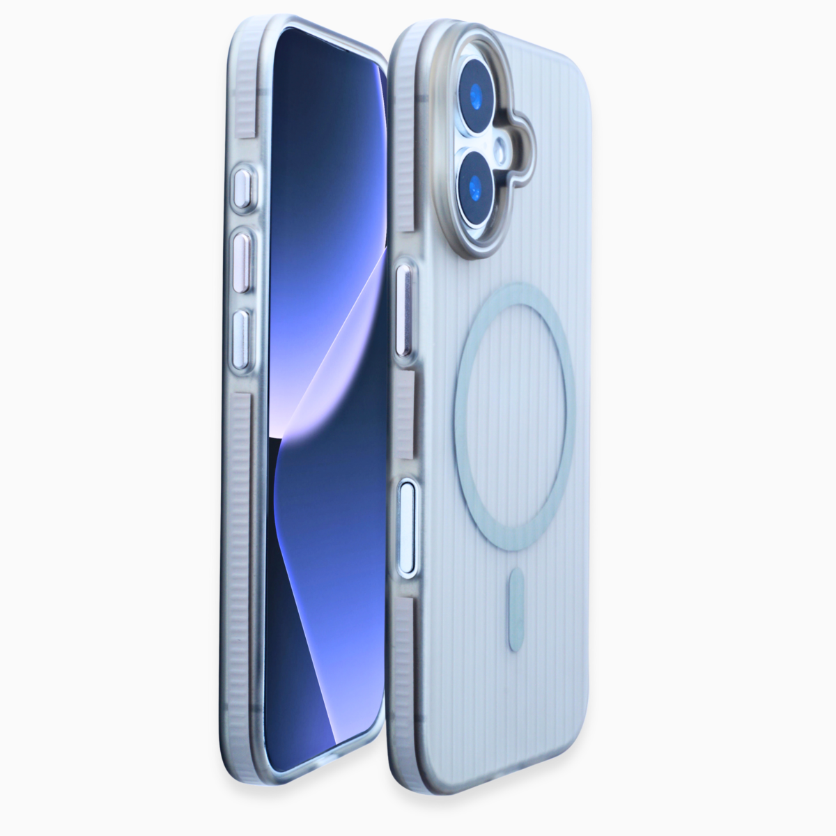 EVOCASE SlimFit Wave Design MagSafe iPhone 16 Case with Drop Protection