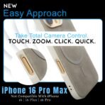 Luxury Leather iPhone 16 Pro Max Case with Precise Cutouts